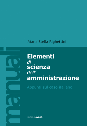 elementi di scienza dellamministrazione righettini