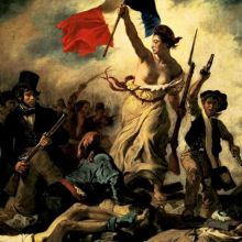 delacroix la libertà guida il popolo 1830